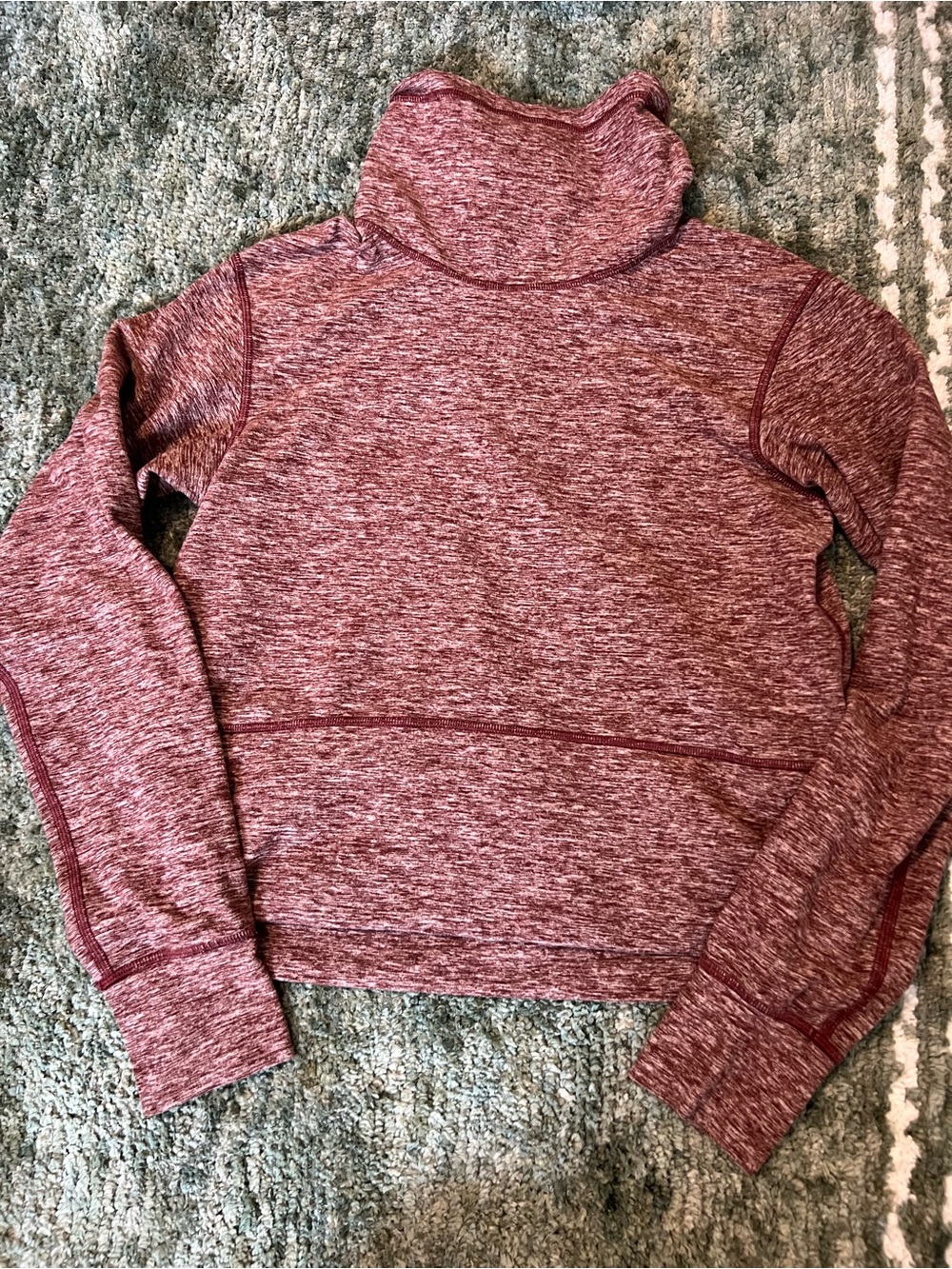 Lululemon Women’s Heathered Red Pullover Size 2